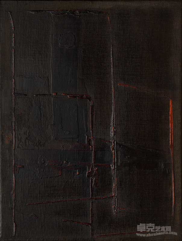 长物 明镜160x120cm 大漆.木头.麻 2012