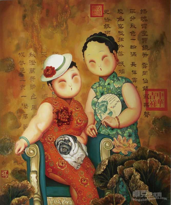 刘建华 贵佳人02 布面油画 120×100cm 2012年