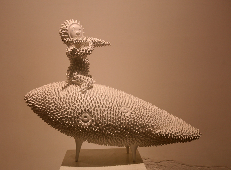 张宾 牧牛曲 玻璃钢着色 105×84×36cm 2008年