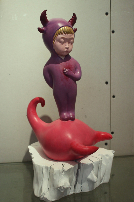 张宾 天蝎座 玻璃钢着色 35×25×20cm 2012年