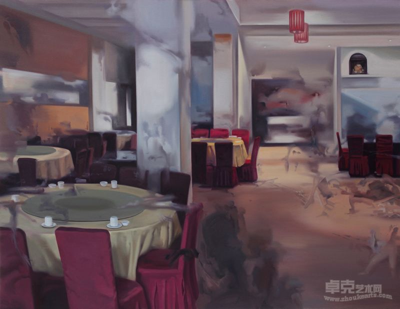 《宴欢酒要》  114X148cm 2012