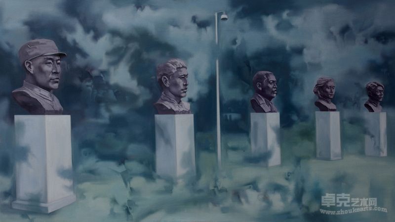 《英雄远去 Ⅱ》  211X120cm 2012