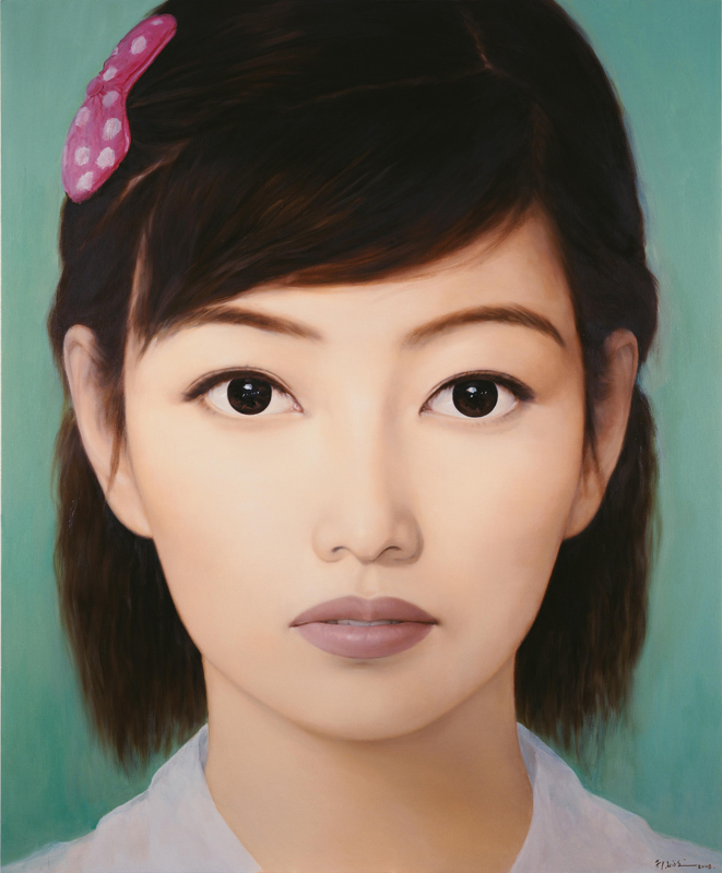 祁志龙  中国美丽第三号 布面油画 China Beauty oil on canvas 220×180cm 2008n