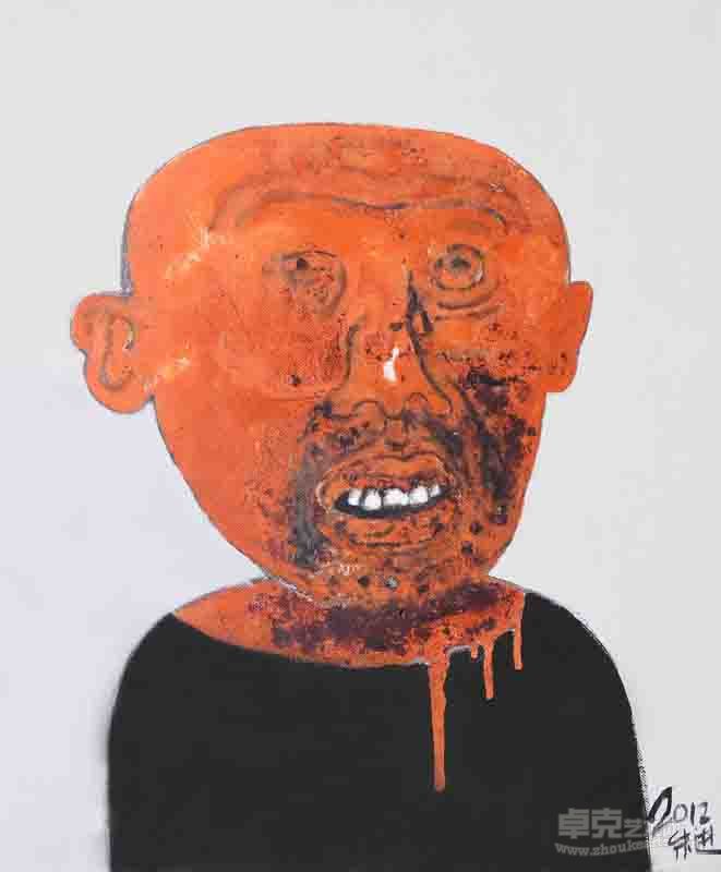 老二12.1，50x60cm2012年