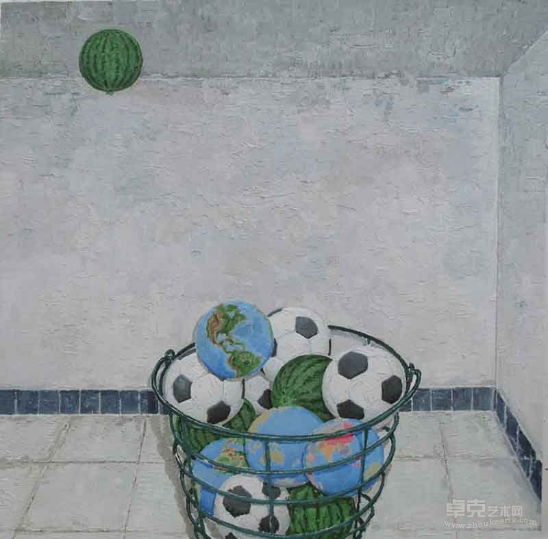 向庆华圆满 150×150cm 布面油画 2011