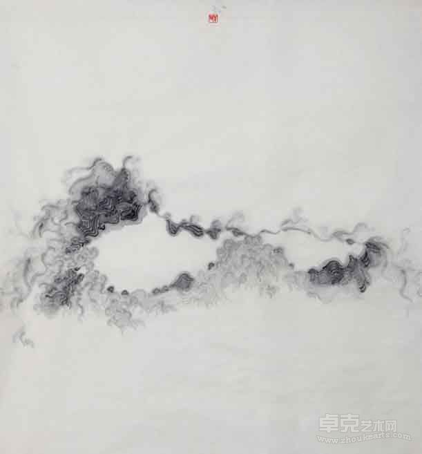 叶放绮石斋笔山洞天图之二 110×97cm 宣纸、水墨 2012