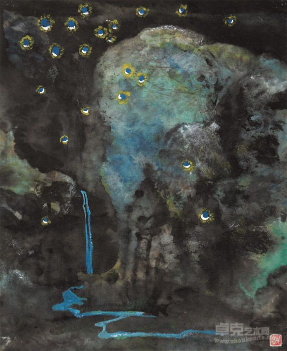 夜 70×57CM  1991