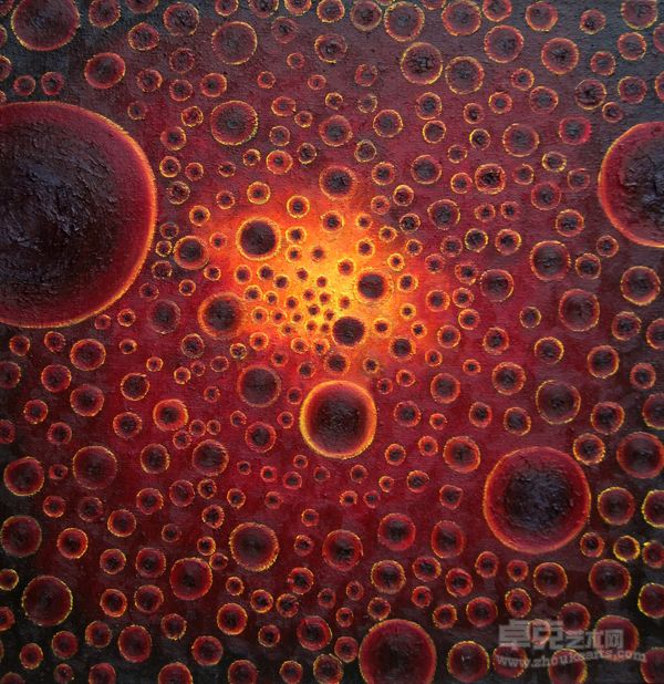 作品10号.布面油画.100X100CM2012年