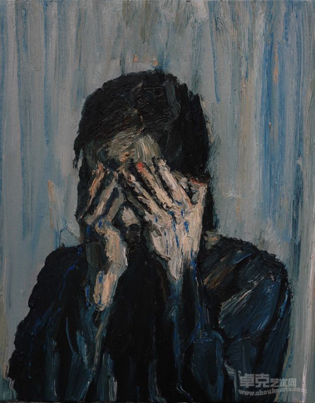 蓝泪50×60厘米 2011
