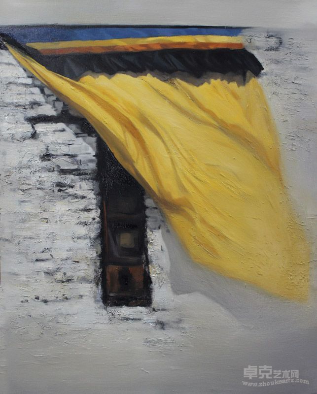 曹哲《风吹过窗台》100cm×80cm