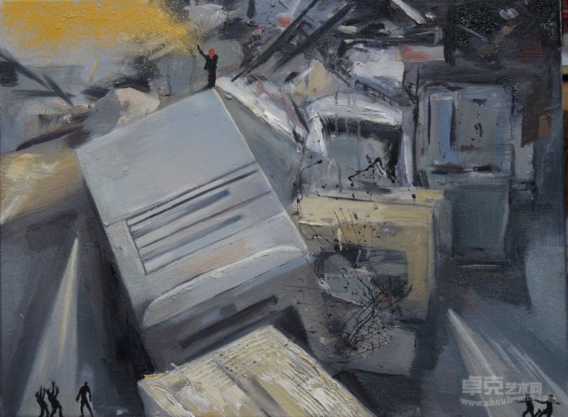 曹哲《一定是我的观察方式不对？》NO.1    60cm×80cm