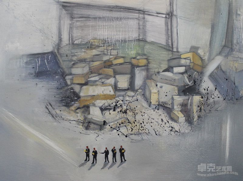 曹哲《一定是我的观察方式不对？》NO.3     60cm×80cm
