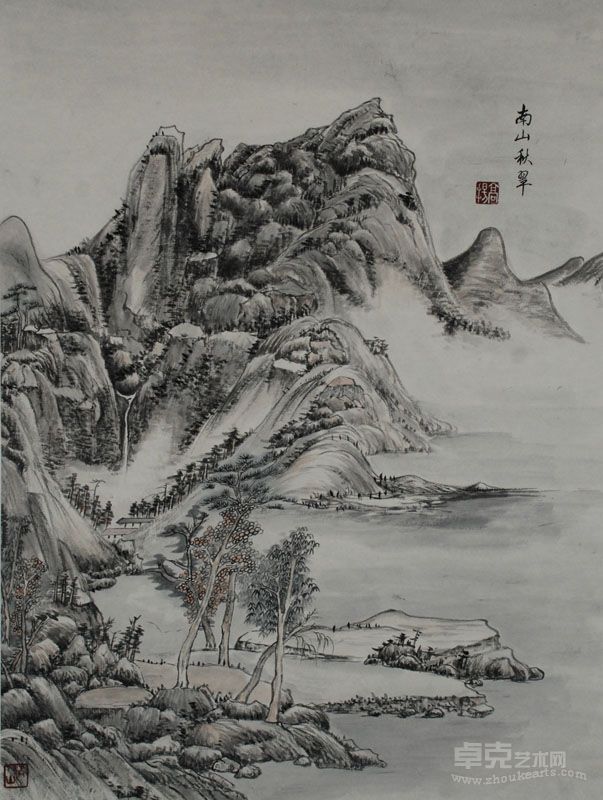 高扬 南山秋翠（66×50）
