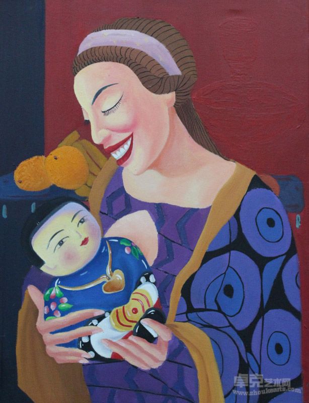 顾静静《沉醉》系列四  2012年 创作 尺寸60×80cm