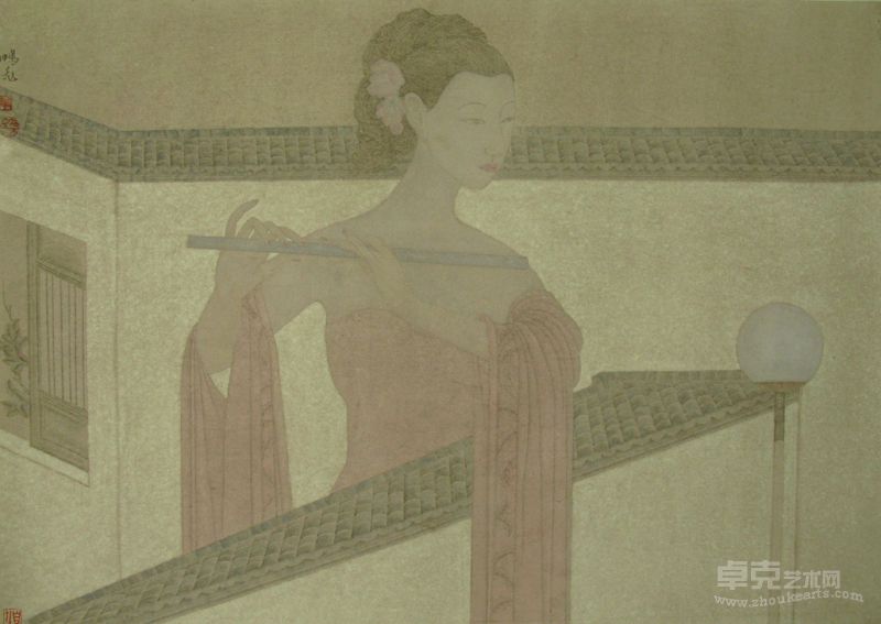 叶鹏飞《乐声悠扬》之一  77cm×54cm  2012年