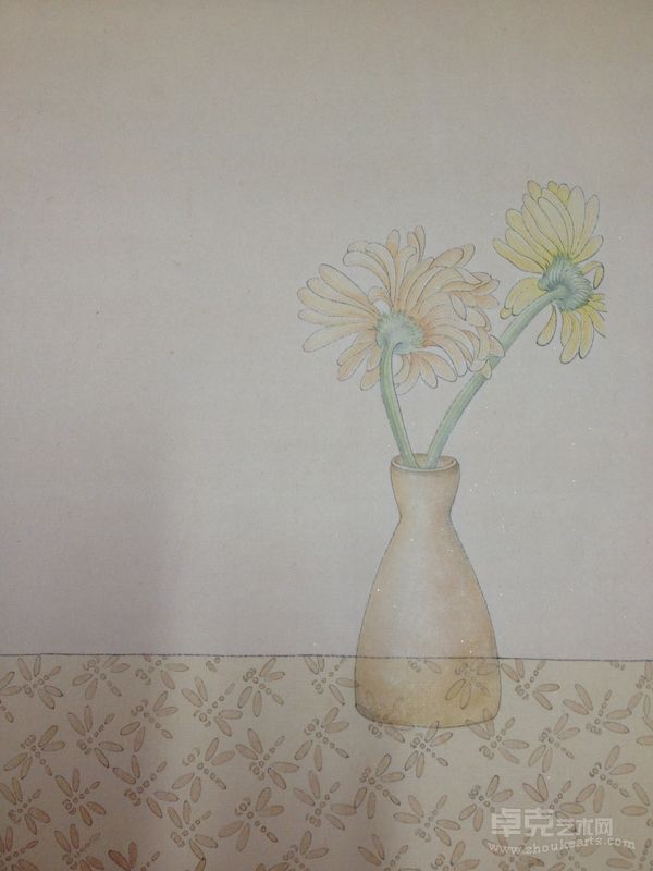 左中玥 花 静物之二  30cm×40cm  2012年
