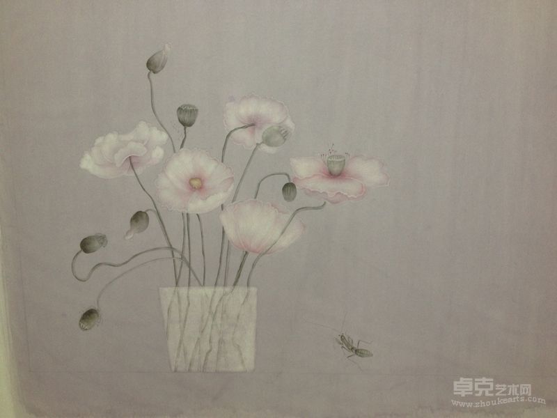 左中玥 花 静物之三 50cm×80cm  2012年