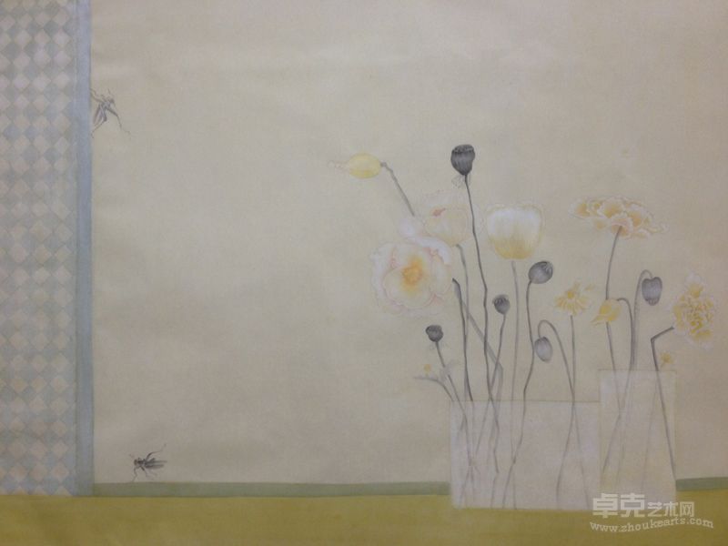 左中玥 花 静物之四 50cm×80cm  2012年