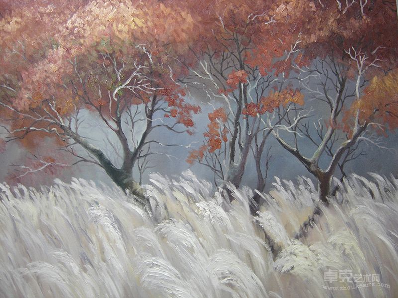 《金秋系列3号》布面油画，120乘100cm