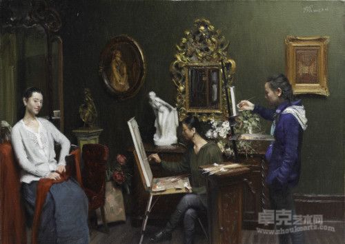《2011年画室写生之三》2011年冷军