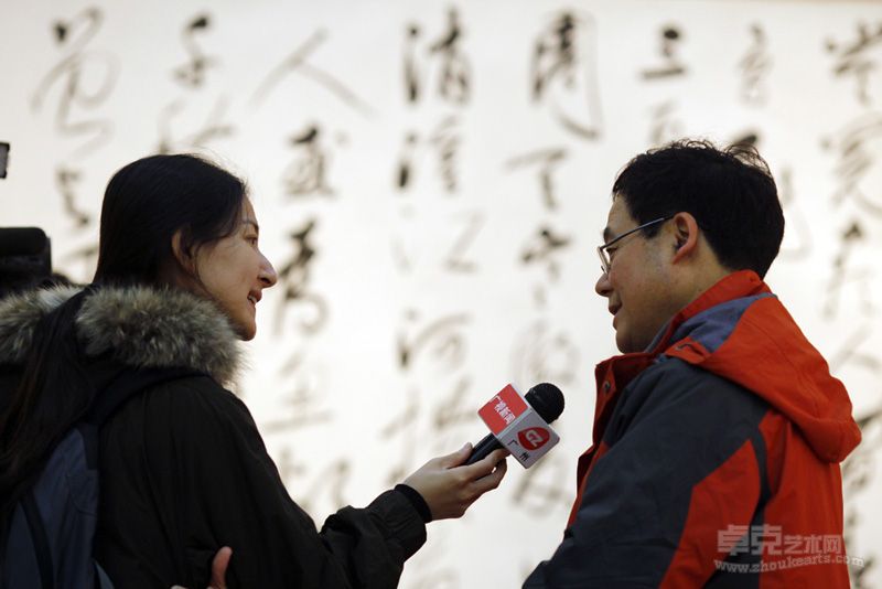 秦理斌书法展现场6
