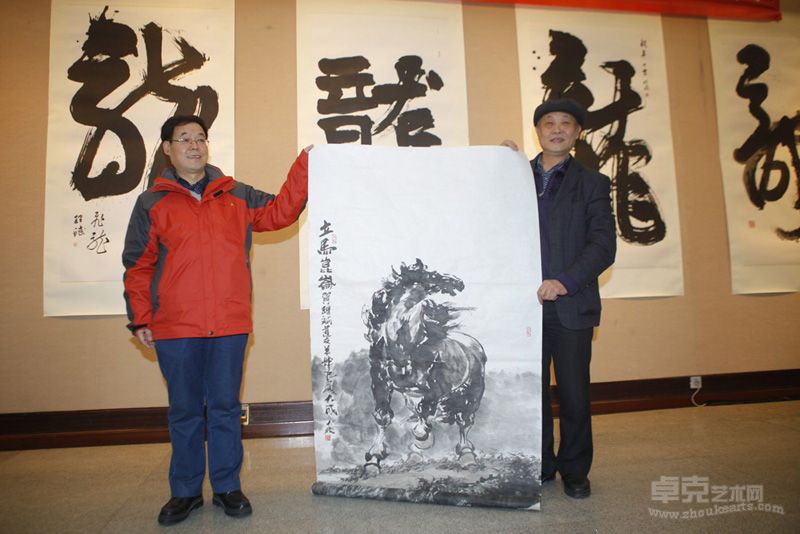 甘肃画家刘大林赠画