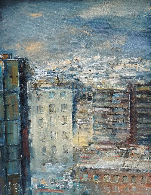 潘伟超《暮》60x50cm 油画