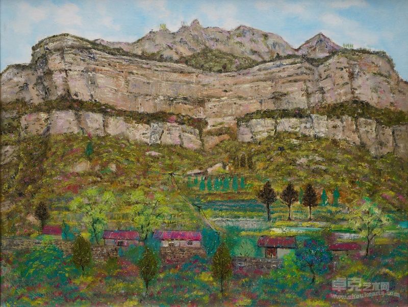 刘明《新世界太行山系列之二》    60x80cm 布面油画