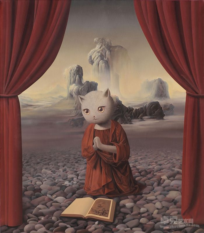 那心中的美丽 张凯　创作时间：2011　材质：布面油画　尺寸：120x100cm