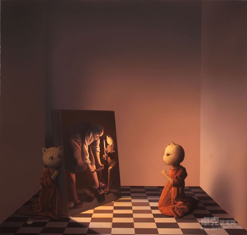 你好·木匠圣约瑟夫 张凯　创作时间：2012　材质：布面油画　尺寸：60×60cm