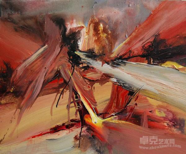 《自然·城市》 韩中人 100*120cm 2012年作