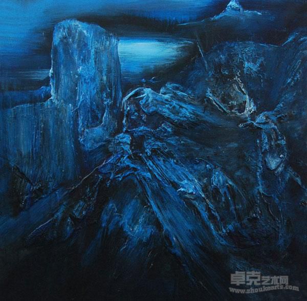 《自然·城市》 韩中人 150*130cm 2012年作