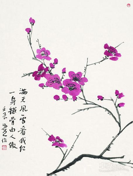 花卉册 梅墨生 33*44cm 2012年作