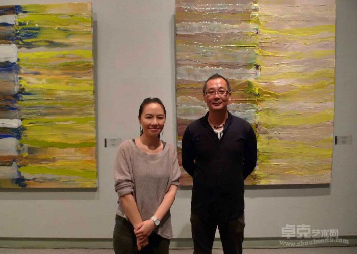 我和油画系系主任范勃老师合影
