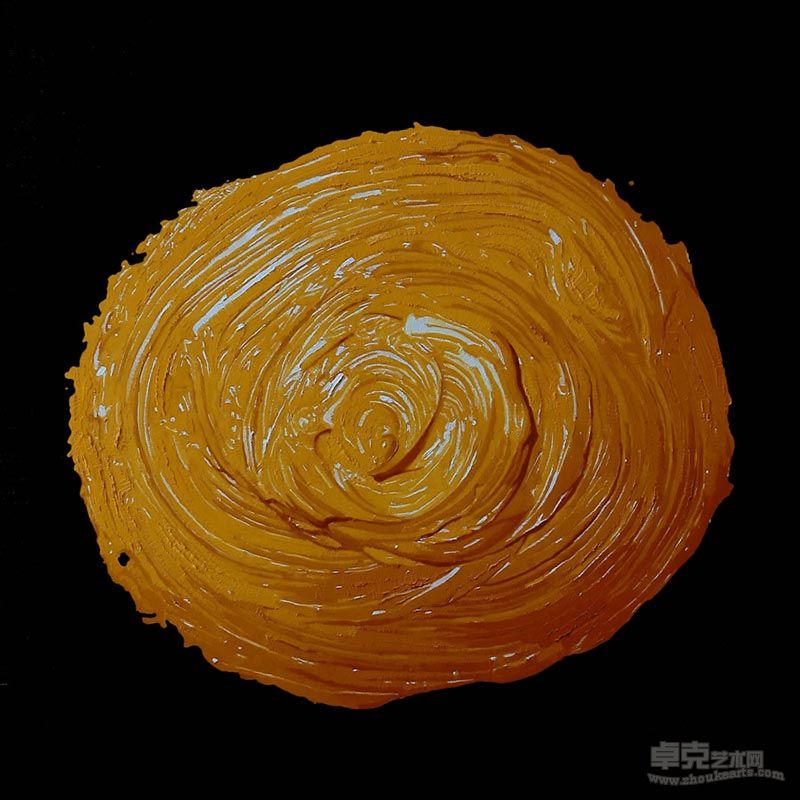 我的颜色-橙 俸正泉　创作时间：2012　材质：布面油画　尺寸：100×100cm