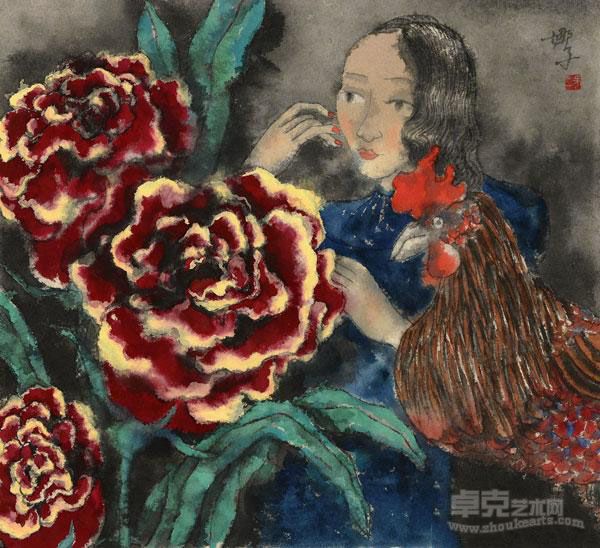 女人与花 何唯娜