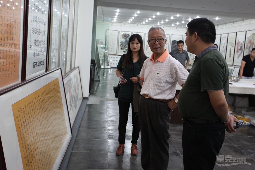 9月25日，原中共中央直属机关副主席贾祥来画院指导工作