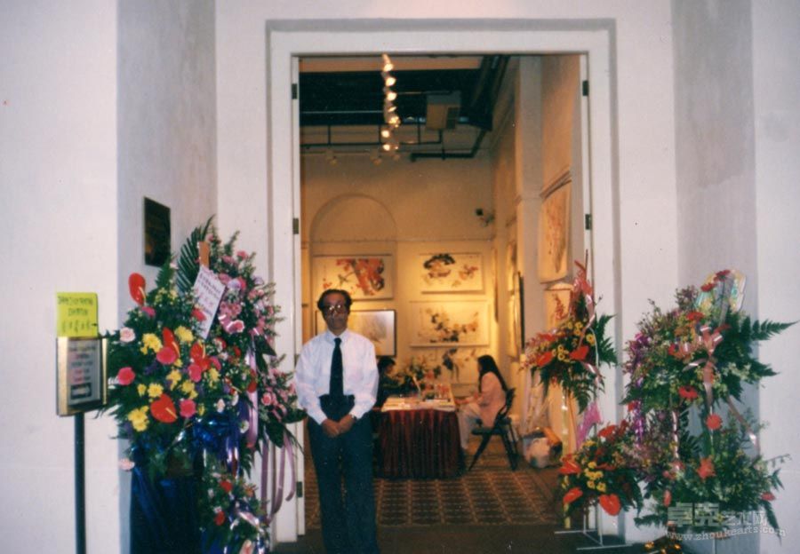 1993年11月在新加坡文物馆