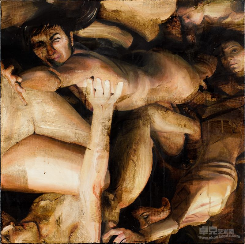 15.迷失的人III，2012年，布面油画，50×50cm The lost people III, 2012, olio su tela  oil on canvas, cm 50x50