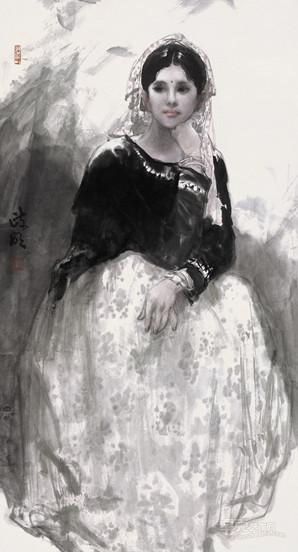 《印度少女》  陈政明