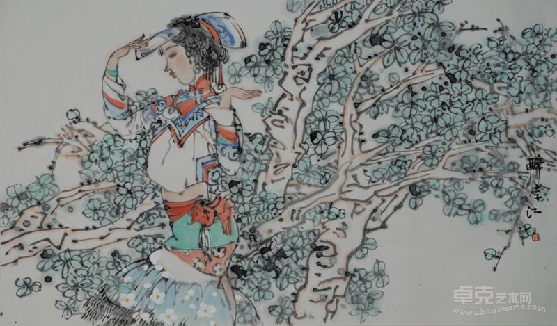 滴翠 75x45cm