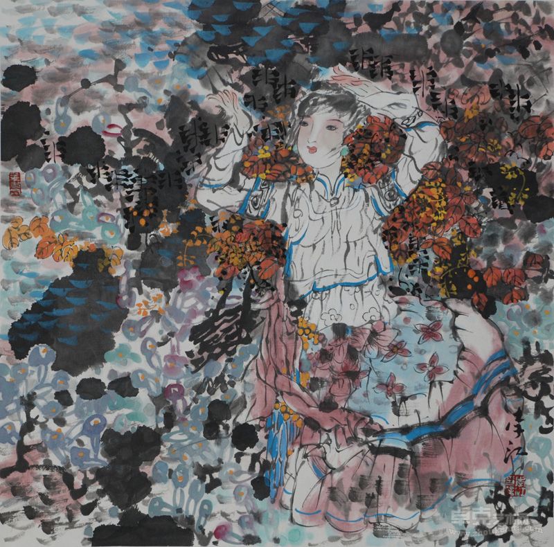春天的声音 50x50cm