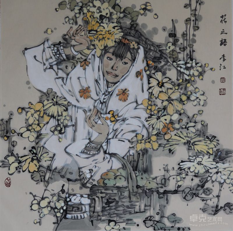 花之语 68x68cm