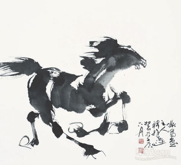 独行侠 奔腾组画之一