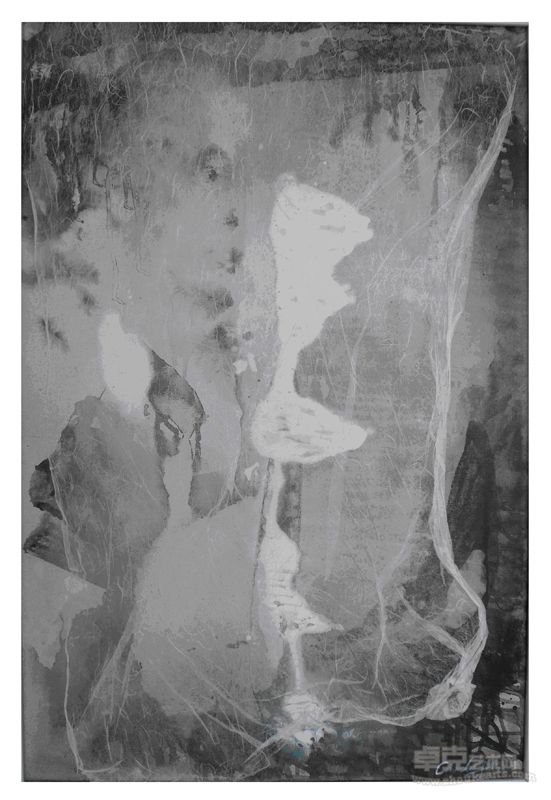 冥想的觉者 布面水墨丙烯 2011年 90x60cm