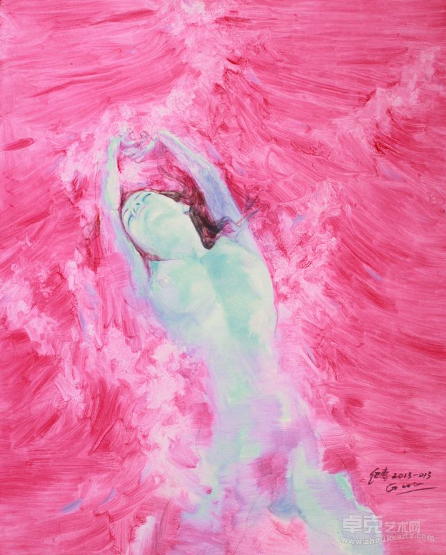 《水色 》80x100cm
