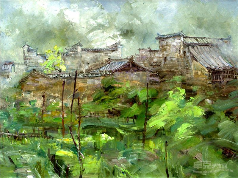 老屋70×60cm 2006年