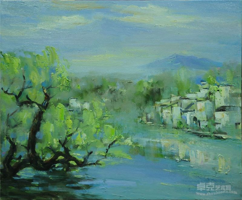 宏村系列之四50×60cm  2003年