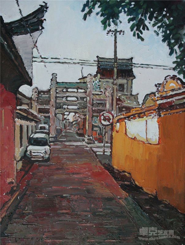 江南水乡写生系列之五80×60cm 2012年