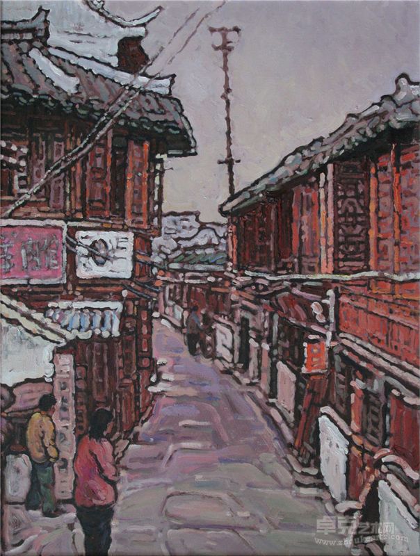 江南水乡写生系列之四80×60cm 2012年